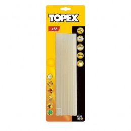 Κολλα θερμοκολλητικων 12τεμ. 11.2mm TOPEX 42E113 (sticks)