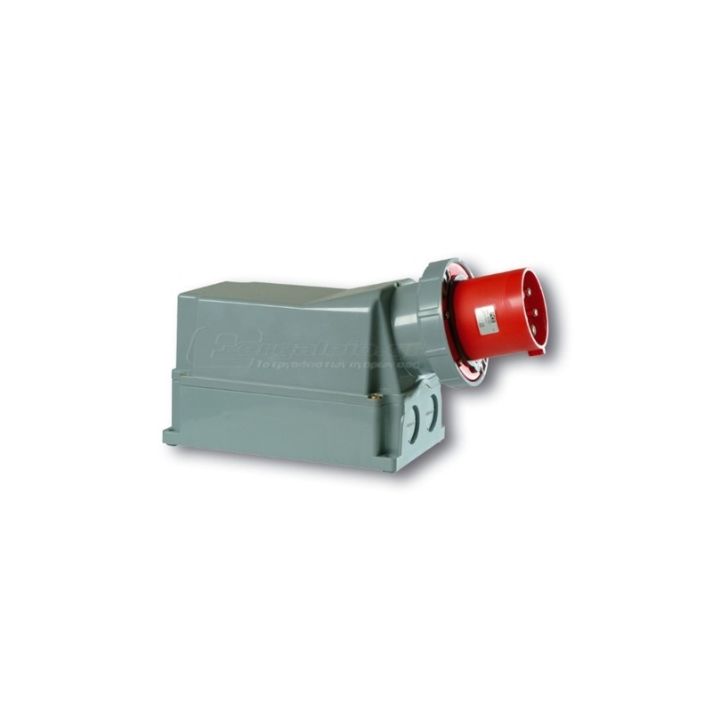 Φις αρσενικο επιτοιχο 400V 5x125A IP67 PCE 545-6