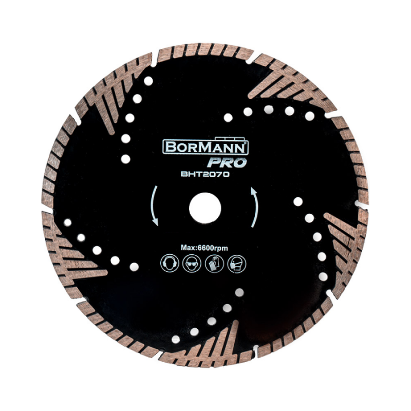 Διαμαντοδισκος TRIANGLE TURBO 115mm BORMANN PRO BHT2070 043942 Διαμαντοδισκος TRIANGLE TURBO 115mm BORMANN PRO BHT2070 043942