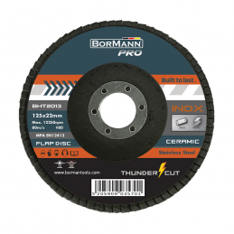 Δίσκος λείανσης φτερωτός 125mm K80 Thunder-Cut CERAMIC BORMANN PRO BHT2013 035701