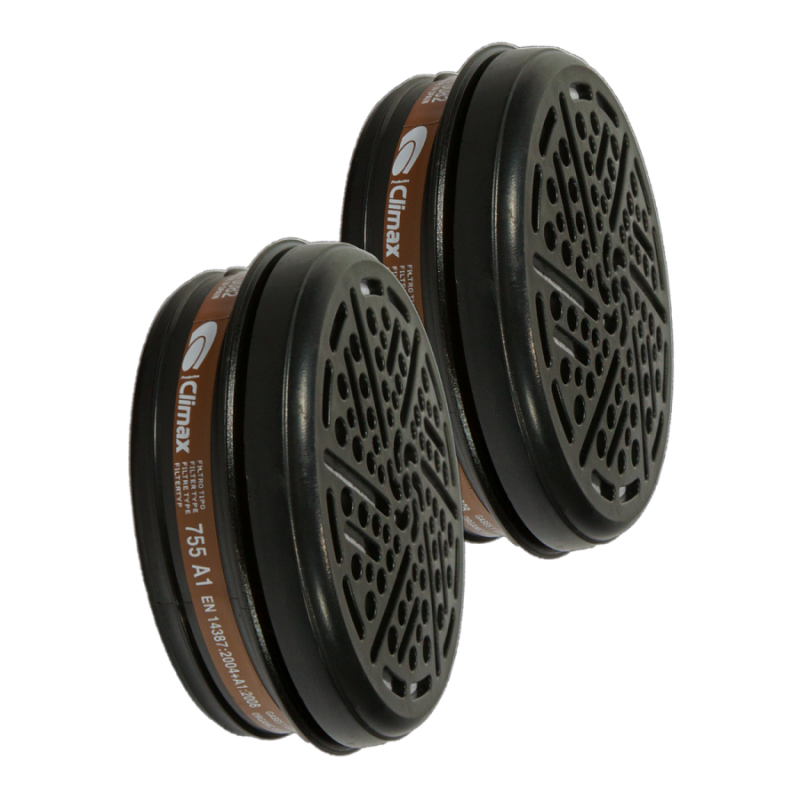 Ανταλλακτικο φιλτρο ζευγος για μασκα 60755Α CLIMAX 755001 Ανταλλακτικο φιλτρο ζευγος για μασκα 60755Α CLIMAX 755001
