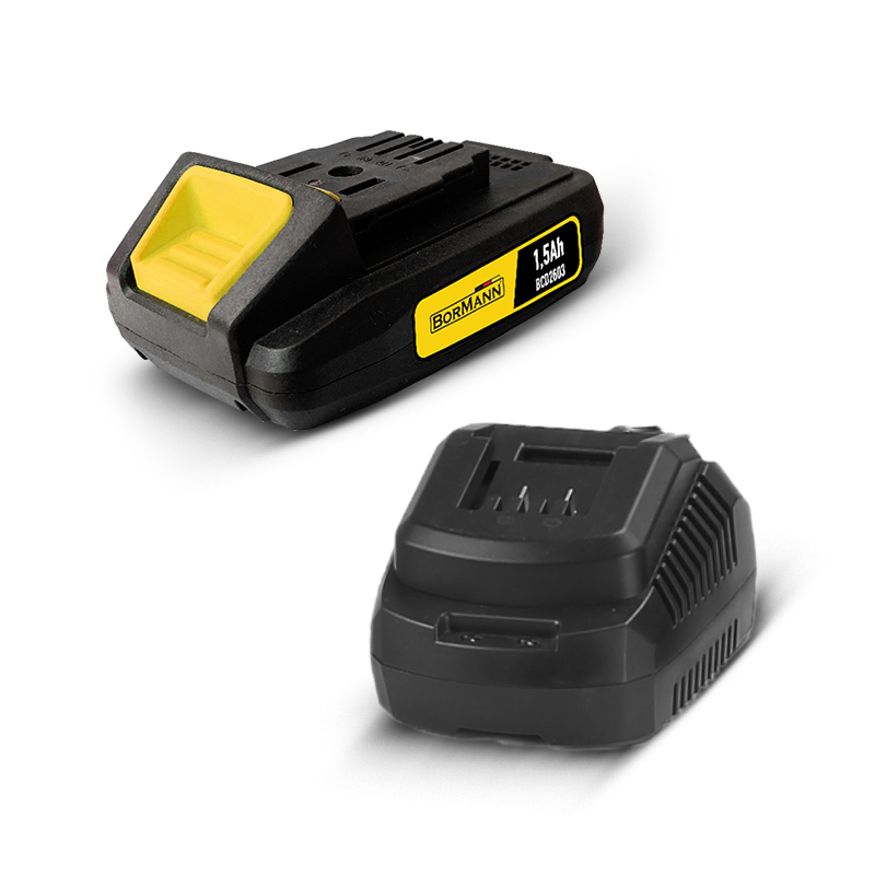Σετ Μπαταρία-Φορτιστής 18V 1.5Ah BORMANN BCD2605 053477 Σετ Μπαταρία-Φορτιστής 18V 1.5Ah BORMANN BCD2605 053477