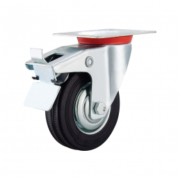 Ρόδα περιστρεφόμενη με φρένο 75mm 85kg BORMANN PRO BHT9008 060932