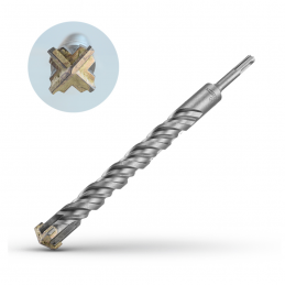 Τρυπάνι τετράκοπο SX4 14x400mm SDS-PLUS BORMANN PRO BHT4766 057673