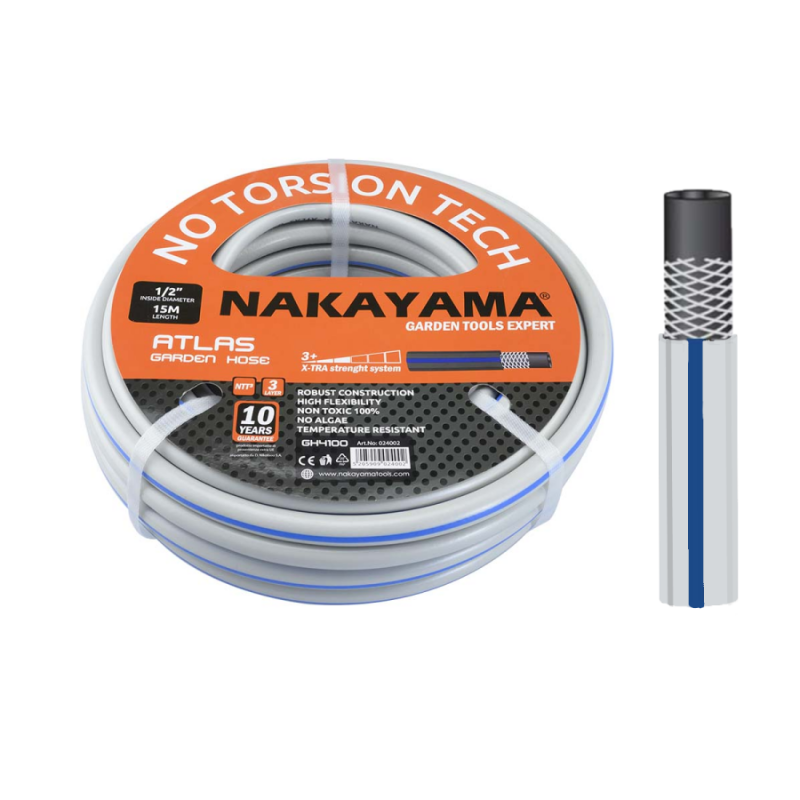 Λάστιχο ποτίσματος 1 25m ATLAS NAKAYAMA GH4700 072164 Λάστιχο ποτίσματος 1 25m ATLAS NAKAYAMA GH4700 072164