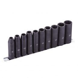 Σετ καρυδάκια αέρος μακριά 10τμχ 1/2 BORMANN PRO BHT7704 075165