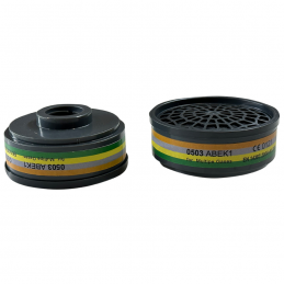 Φίλτρα μάσκας 2τμχ αερίων-χημικών BORMANN PRO BPP2466-2 073772