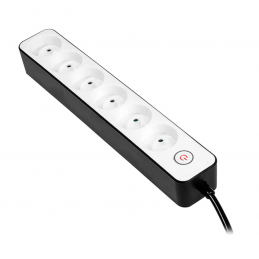 Πολύπριζο 6 θέσεων με διακόπτη BORMANN BCR1013 066309