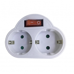 Αντάπτορας 2 σούκο με διακόπτη BORMANN BCR1145 066316