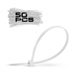 Δετικά 50τμχ 9x812mm Λευκά BORMANN PRO BCR5036 050629