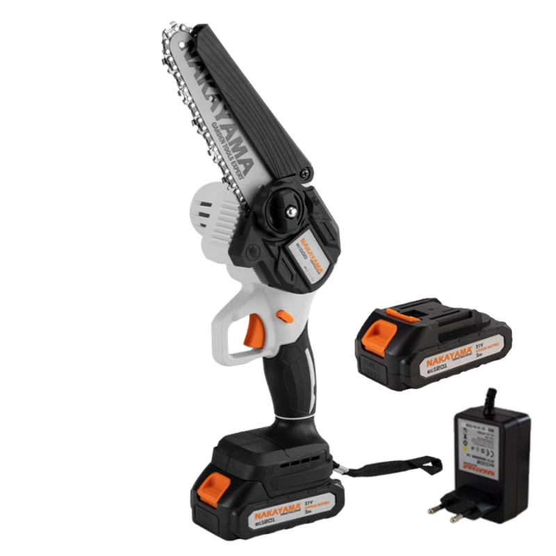 Αλυσοπρίονο κλαδευτικό 21V 2x2Ah BRUSHLESS NAKAYAMA EC1100 074991 Αλυσοπρίονο κλαδευτικό 21V 2x2Ah BRUSHLESS NAKAYAMA EC1100 074991