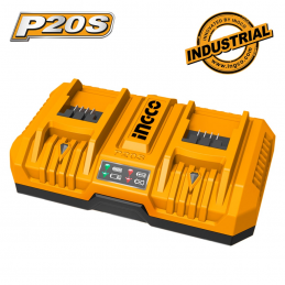 ΜΗΝ ΑΝΟΙΧΤΕΙ-Ταχυφορτιστής διπλός 2x20V 4A INGCO FCLI2082 782551