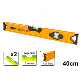 Αλφάδι αλουμινίου 40cm INGCO HSL58040 153187