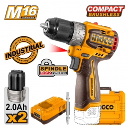 Δραπανοκατσάβιδο Compact 16V 2x2Ah BRUSHLESS INGCO CDLI16682 805004