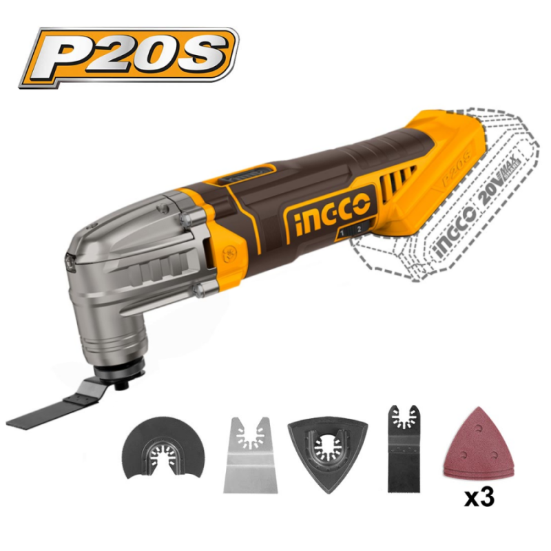 Πολυεργαλείο 20V με εξαρτήματα INGCO CMLI2022 SOLO 784197 Πολυεργαλείο 20V με εξαρτήματα INGCO CMLI2022 SOLO 784197