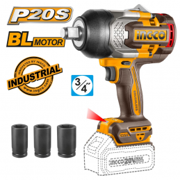 Μπουλονόκλειδο 20V 1350Nm BRUSHLESS INGCO CIWLI201351 SOLO 804564