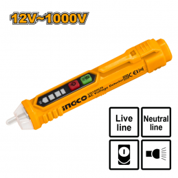 Δοκιμαστικό τάσης ανέπαφο AC 12-1000V INGCO VD100026 153975