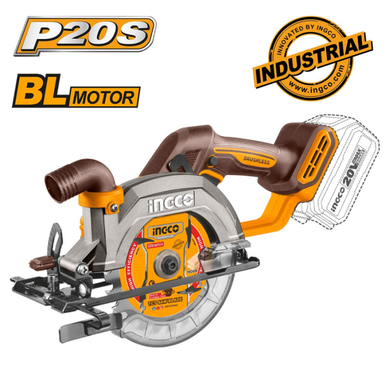 Δισκοπρίονο φορητό 20V 140mm BRUSHLESS INGCO CSLI1402 SOLO 789239 Δισκοπρίονο φορητό 20V 140mm BRUSHLESS INGCO CSLI1402 SOLO 789239