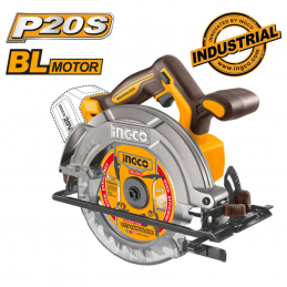 Δισκοπρίονο φορητό 20V 165mm BRUSHLESS INGCO CSLI1652 SOLO 803314