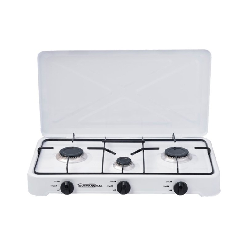 Εστια υγραεριου επιτραπεζια τριπλη BORMANN BLG5400 022329 Εστια υγραεριου επιτραπεζια τριπλη BORMANN BLG5400 022329