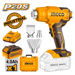 Πιστόλι θερμού αέρα 20V 4.0Ah INGCO HGLI20025 176660