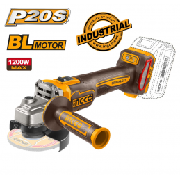 Γωνιακός τροχός 20V 125mm BRUSHLESS INGCO CAGLI221253 SOLO 819469