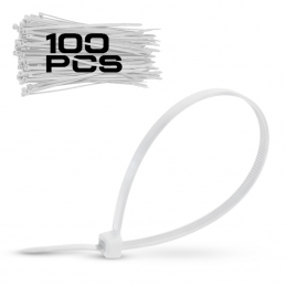 Δετικά 100τμχ 2.7x250mm Λευκά BORMANN PRO BCR5006 050322