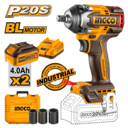 Μπουλονόκλειδο 20V 500Nm 2x4.0Ah BRUSHLESS INGCO CIWLI2050 788102